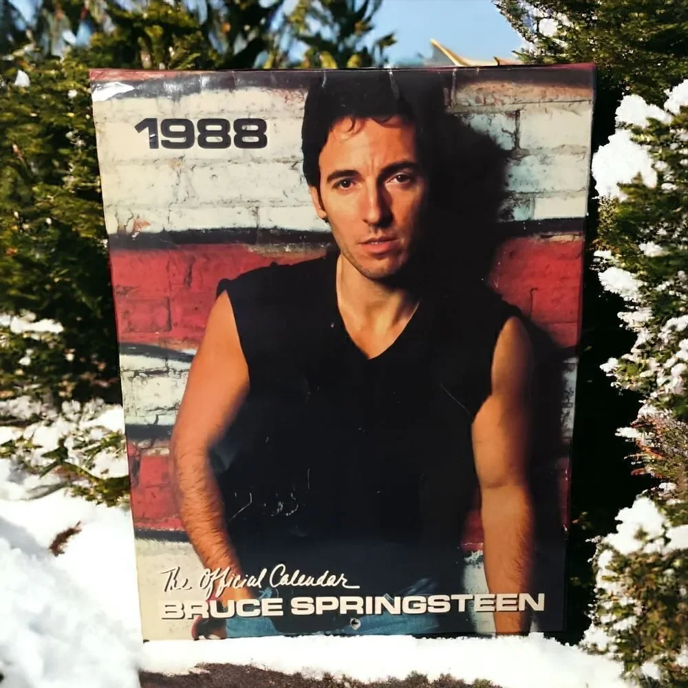 Bruce Springsteen 1988 Official Calendar Vintage Wall Decor Large Paper Photos. - Picture 3 of 16